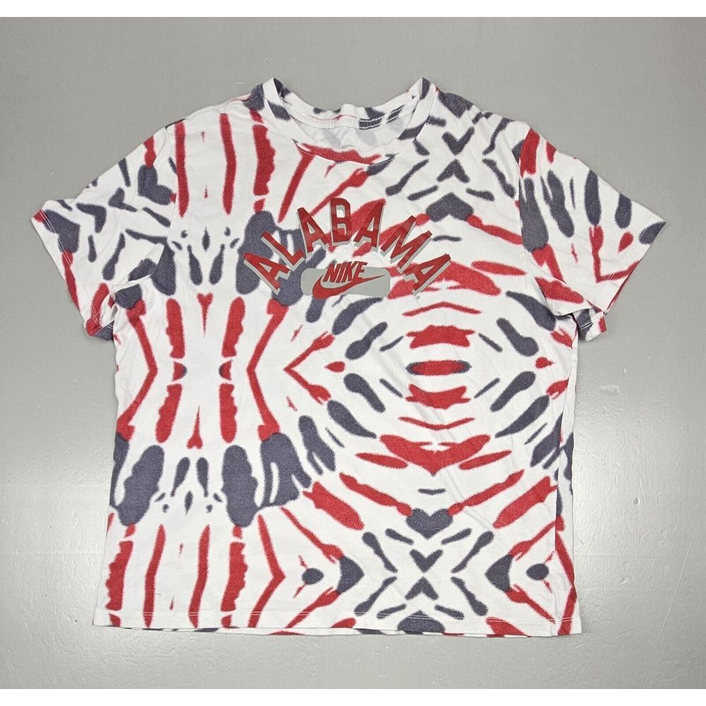 Nike Alabama Crimson Tide‎ T-Shirt Mens XL. Tie Dye NCAA Football College